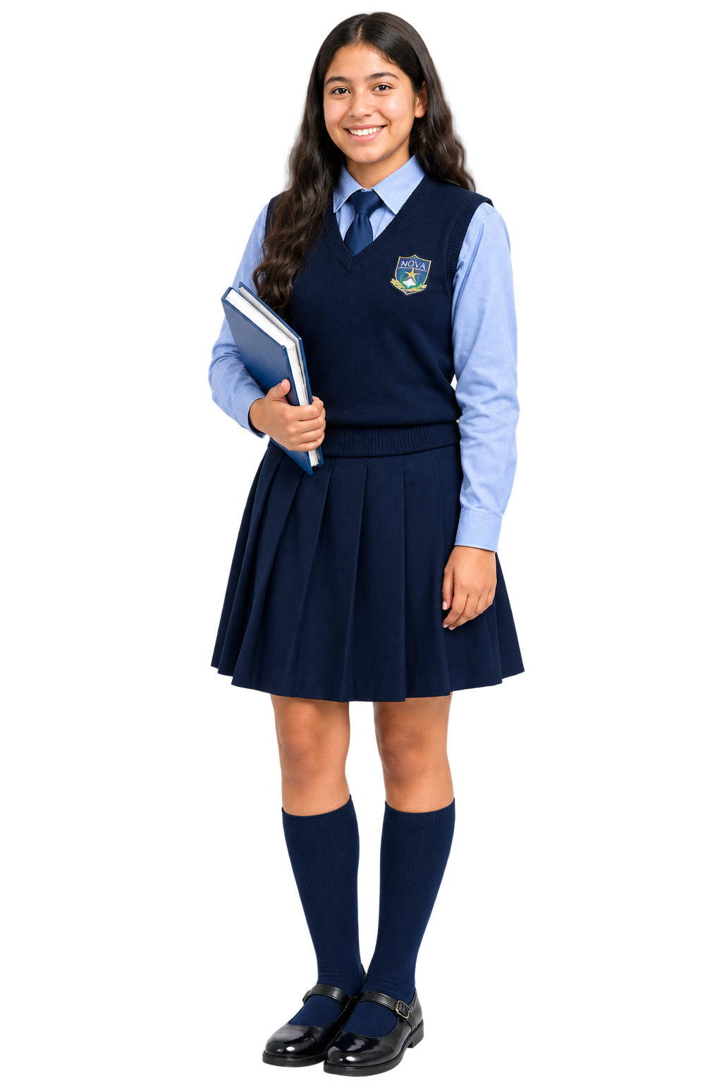 Estudiante de Secundaria con uniforme institucional