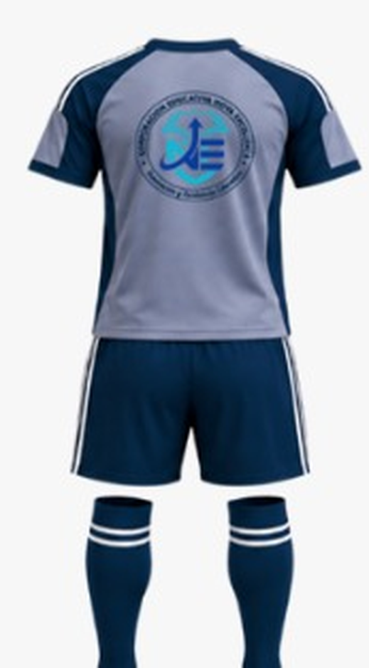 Uniforme deportivo short completo espalda — uniforme oficial IEP Nova Excellence
